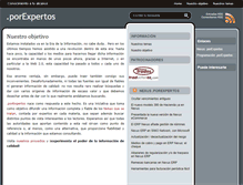 Tablet Screenshot of porexpertos.es